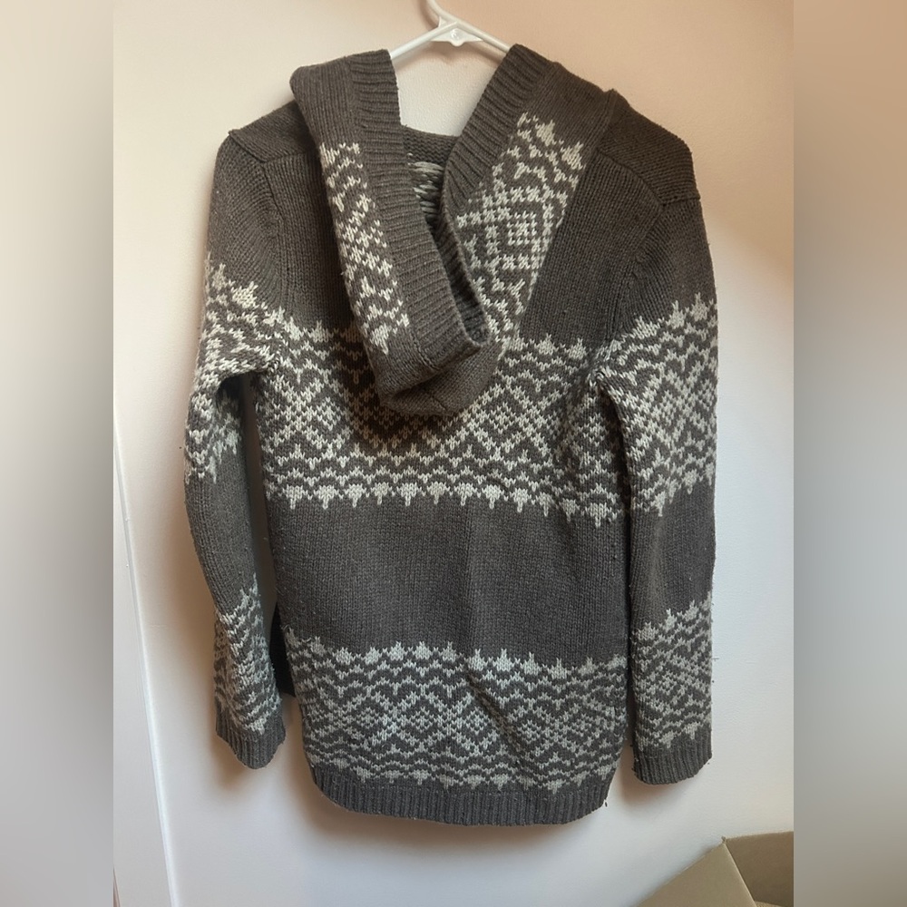 GAP Brown and White Wool blend Cardigan Women’s XS - Picture 9 of 12
